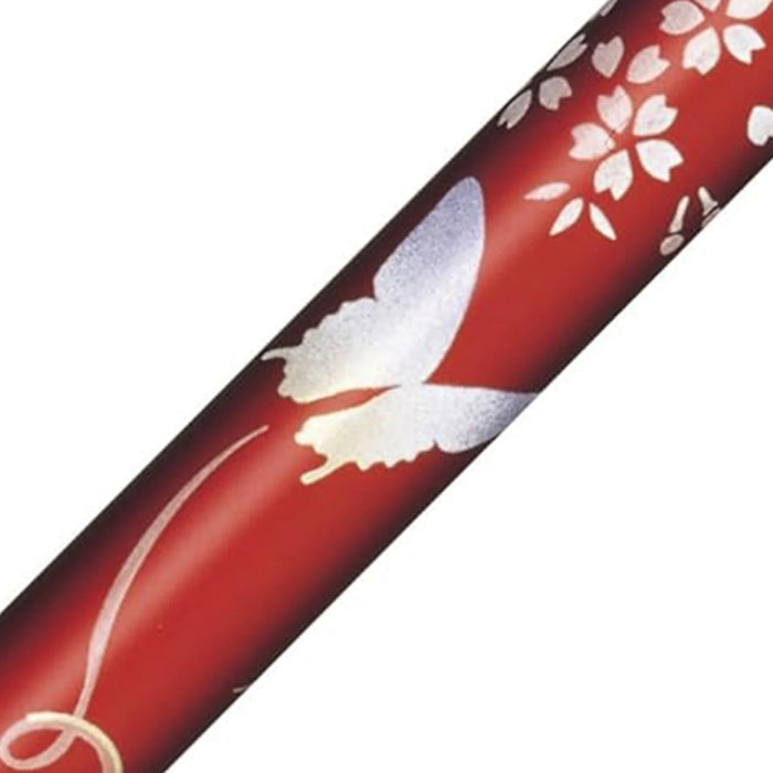 Sailor Yubi Maki-e Butterfly Multifunction Pen - Red CT