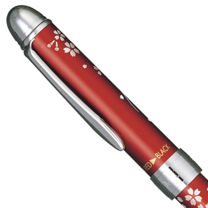 Sailor Yubi Maki-e Butterfly Multifunction Pen - Red CT