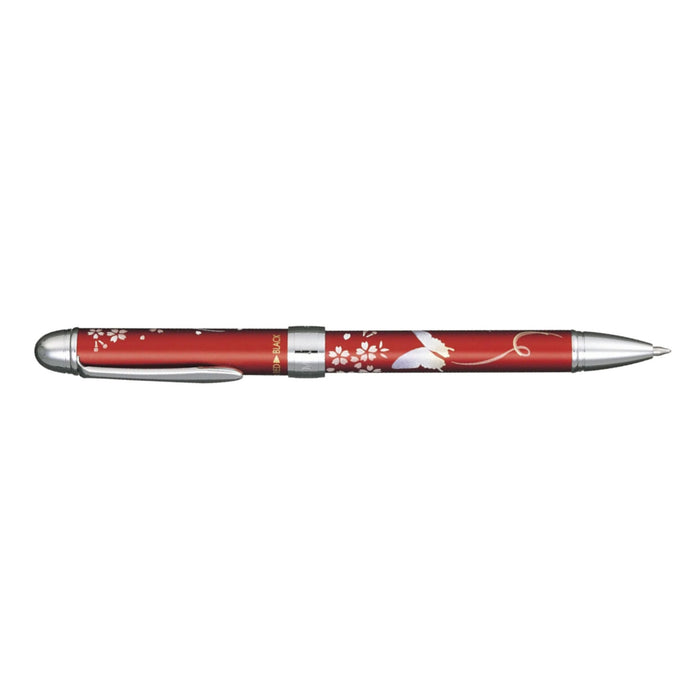 Sailor Yubi Maki-e Butterfly Multifunction Pen - Red CT