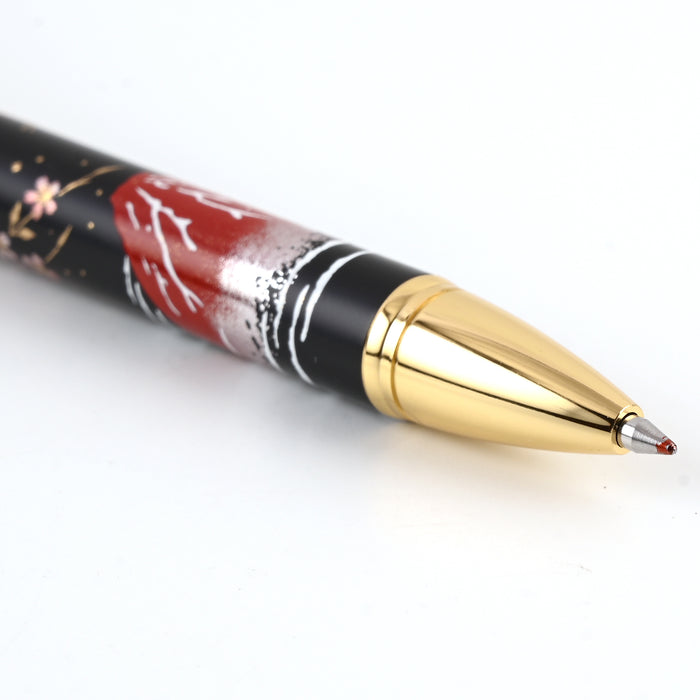 Sailor Yubi Maki-e Fuji Multifunction Pen - Black GT 4
