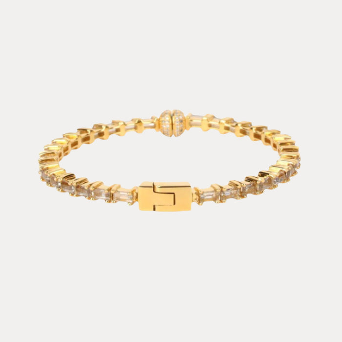 Smoke Baguette Crystals Aurora Bracelet | BuDhaGirl