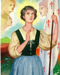 ST. JOAN OF ARC V- CATHOLIC PRINTS PICTURES
