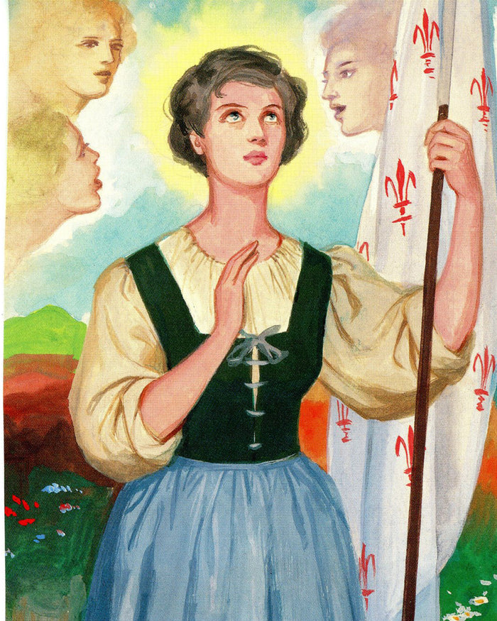 ST. JOAN OF ARC V- CATHOLIC PRINTS PICTURES