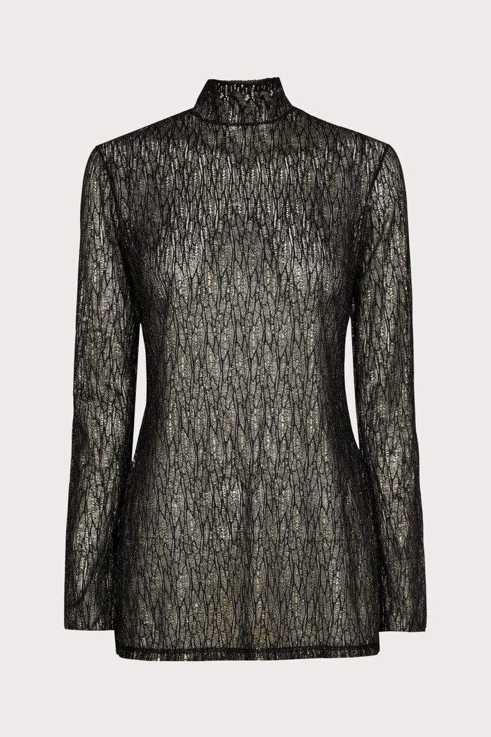 Sarda Tabei Black Short Long Sleeved Dress - Naughty Knickers