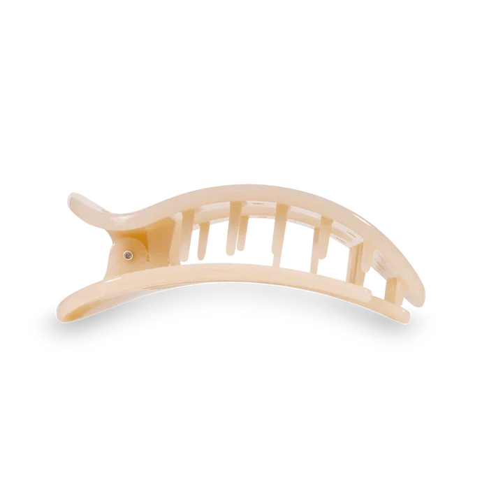 TELETIES Small Flat Round Claw Clip