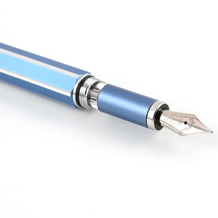 TWSBI Precision Fountain Pen - Gemini Blue CT (Special Edition) 5