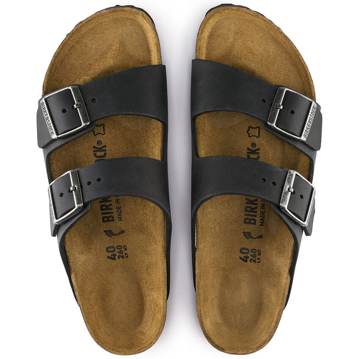 Unisex Arizona Oiled Leather Black Regular/Wide