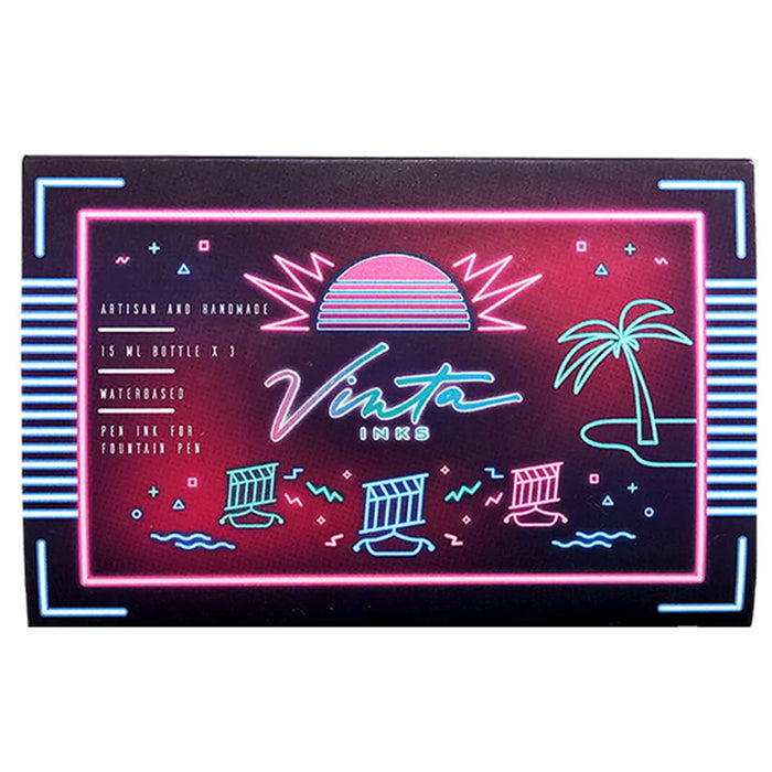 Vinta Capsule Collection Ink Bottle Set of 3 - Neon