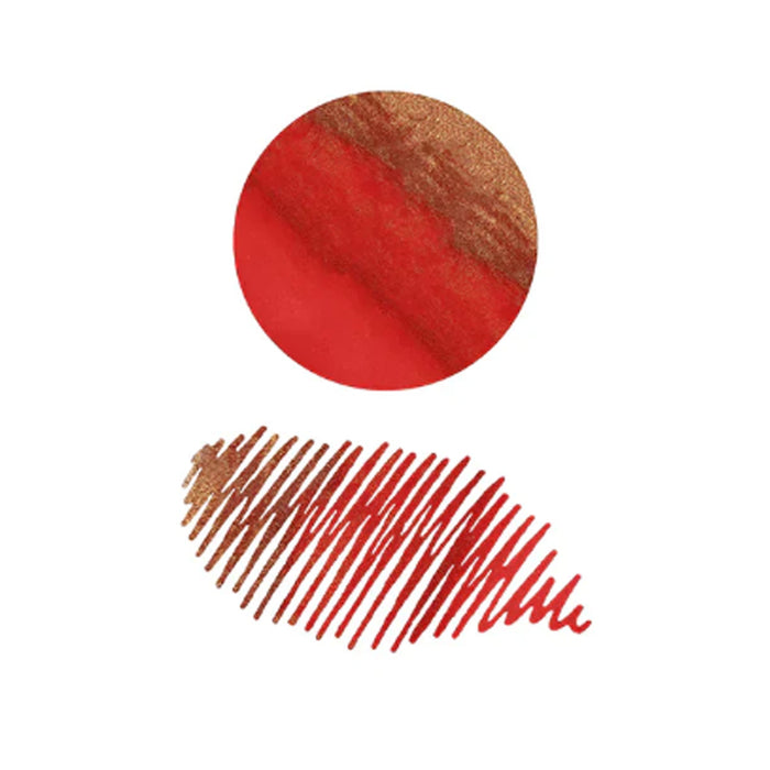 Vinta Holiday Collection Carol Red Ink Bottle, Red - 30ml