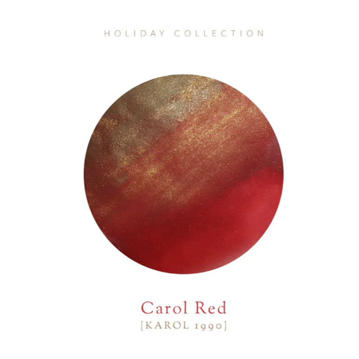 Vinta Holiday Collection Carol Red Ink Bottle, Red - 30ml