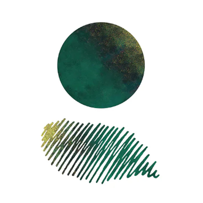 Vinta Holiday Collection Jewel Green Ink Bottle, Green - 30ml