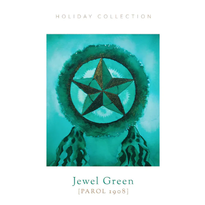 Vinta Holiday Collection Jewel Green Ink Bottle, Green - 30ml